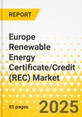 Europe Renewable Energy Certificate/Credit (REC) Market: Focus on Application, Product, and Country Analysis, 2025-2035- Product Image