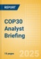 COP30 Analyst Briefing - 2025 - Product Thumbnail Image