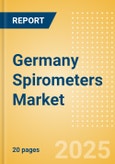 Germany Spirometers Market Outlook to 2033 - Portable and Handheld Spirometers and PC Based Spirometers- Product Image