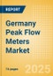 Germany Peak Flow Meters Market Outlook to 2033 - Peak Flow Meters - Product Thumbnail Image