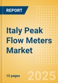 Italy Peak Flow Meters Market Outlook to 2033 - Peak Flow Meters- Product Image