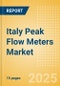 Italy Peak Flow Meters Market Outlook to 2033 - Peak Flow Meters - Product Thumbnail Image