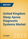 United Kingdom Sleep Apnea Diagnostic Systems Market Outlook to 2033 - Fixed Polysomnography Systems and Portable Polysomnography Systems- Product Image