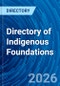 Directory of Indigenous Foundations - Product Thumbnail Image