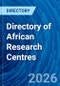 Directory of African Research Centres - Product Image
