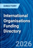 International Organisations Funding Directory- Product Image