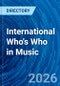 International Who's Who in Music - Product Thumbnail Image