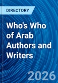 Who's Who of Arab Authors and Writers- Product Image