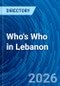 Who's Who in Lebanon - Product Thumbnail Image