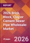 2026 Brick, Block, Clay or Cement Sewer Pipe Wholesale: Global Market Size & Growth Report with Updated Country Recession Risk Forecasts - Product Thumbnail Image