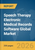 Speech Therapy Electronic Medical Records (EMR) Software Global Market Report 2026- Product Image