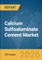 Calcium Sulfoaluminate Cement Market Report 2026 - Product Thumbnail Image