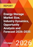 Energy Storage Market Size, Industry Dynamics, Opportunity Analysis and Forecast 2026-2035- Product Image