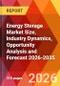 Energy Storage Market Size, Industry Dynamics, Opportunity Analysis and Forecast 2026-2035 - Product Thumbnail Image