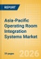 Asia-Pacific Operating Room Integration Systems Market Outlook to 2033 - Operating Room Integration Systems - Product Thumbnail Image