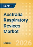 Australia Respiratory Devices Market Outlook to 2033 - Positive Airway Pressure Devices, Non-Invasive Ventilation Masks & Circuits, Ventilators and Respiratory Device Accessories- Product Image
