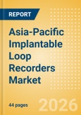Asia-Pacific Implantable Loop Recorders (ILR) Market Outlook to 2033 - Implantable Loop Recorders (ILR)- Product Image