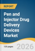 Pen and Injector Drug Delivery Devices Market Size, Share & Trends Analysis Report by Product, Therapeutic Use, End-use, Region, and Segment Forecasts, 2026-2033- Product Image