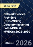 Network Service Providers (CSPs/NSPs) Directory (covering both MNOs & MVNOs) 2026-2030- Product Image