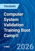 Computer System Validation Training Boot Camp® (ONLINE EVENT: March 23-25, 2026)- Product Image