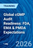 Global cGMP Audit Readiness: FDA, EMA & PMDA Expectations (ONLINE EVENT: March 26, 2026)- Product Image
