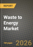 Waste to Energy Market Outlook 2026-2034: Market Share, and Growth Analysis by Technology, Feedstock, Application, End-User- Product Image