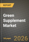 Green Supplement Market Size, Share & Growth Analysis Report - Industry Trends, Competitive Landscape, Segment Insights (by Product Type, Application, End-User), and Forecast 2024-2034- Product Image