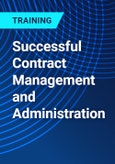 Successful Contract Management and Administration- Product Image