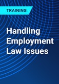 Handling Employment Law Issues- Product Image