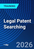 Legal Patent Searching (ONLINE EVENT: October 19, 2026)- Product Image