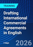 Drafting International Commercial Agreements in English (ONLINE EVENT: May 11-13, 2026)- Product Image