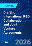 Drafting International R&D Collaboration and Joint Venture Agreements (ONLINE EVENT: December 11, 2026)- Product Image