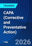 CAPA (Corrective and Preventative Action) (ONLINE EVENT: December 4, 2026)- Product Image