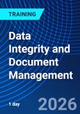 Data Integrity and Document Management (ONLINE EVENT: December 8, 2026)- Product Image