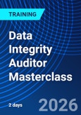 Data Integrity Auditor Masterclass (ONLINE EVENT: October 14-16, 2026)- Product Image