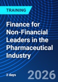 Finance for Non-Financial Leaders in the Pharmaceutical Industry (ONLINE EVENT: November 19-20, 2026)- Product Image