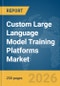 Custom Large Language Model (LLM) Training Platforms Market Report 2026 - Product Thumbnail Image