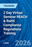 2 Day Virtual Seminar REACH & RoHS Compliance Regulations Training (ONLINE EVENT: April 20-21, 2026)- Product Image