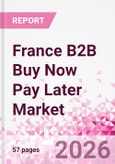 France B2B Buy Now Pay Later Business and Investment Opportunities Databook - 45+ KPIs on B2B BNPL Market Size, End-Use Sectors, Retail Product Categories, Sales Channels, Company Size, Market Share - Q2 2026 Update- Product Image