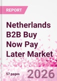 Netherlands B2B Buy Now Pay Later Business and Investment Opportunities Databook - 45+ KPIs on B2B BNPL Market Size, End-Use Sectors, Retail Product Categories, Sales Channels, Company Size, Market Share - Q2 2026 Update- Product Image