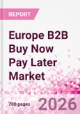 Europe B2B Buy Now Pay Later Business and Investment Opportunities Databook - 45+ KPIs on B2B BNPL Market Size, End-Use Sectors, Retail Product Categories, Sales Channels, Company Size - Q2 2026 Update- Product Image