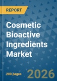 Cosmetic Bioactive Ingredients Market Insights, Competitive Landscape, and Market Forecast - 2033- Product Image