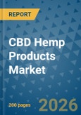 CBD Hemp Products Market Insights, Competitive Landscape, and Market Forecast - 2033- Product Image