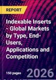Indexable Inserts - Global Markets by Type, End-Users, Applications and Competition- Product Image