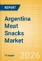 Argentina Meat Snacks Market Size, Growth and Forecast Analytics, 2024-2029 - Product Thumbnail Image