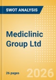 Mediclinic Group Ltd - Strategic SWOT Analysis Review- Product Image