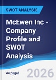 McEwen Inc - Company Profile and SWOT Analysis- Product Image