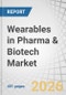 Wearables in Pharma & Biotech Market by Product, Therapy, Application, End User - Global Forecasts to 2031 - Product Thumbnail Image