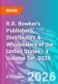 R.R. Bowker's Publishers, Distributors & Wholesalers of the United States - 4 Volume Set, 2026- Product Image