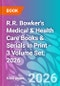 R.R. Bowker's Medical & Health Care Books & Serials in Print - 3 Volume Set, 2026 - Product Thumbnail Image